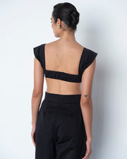 Eris Crop top - Navy Blue